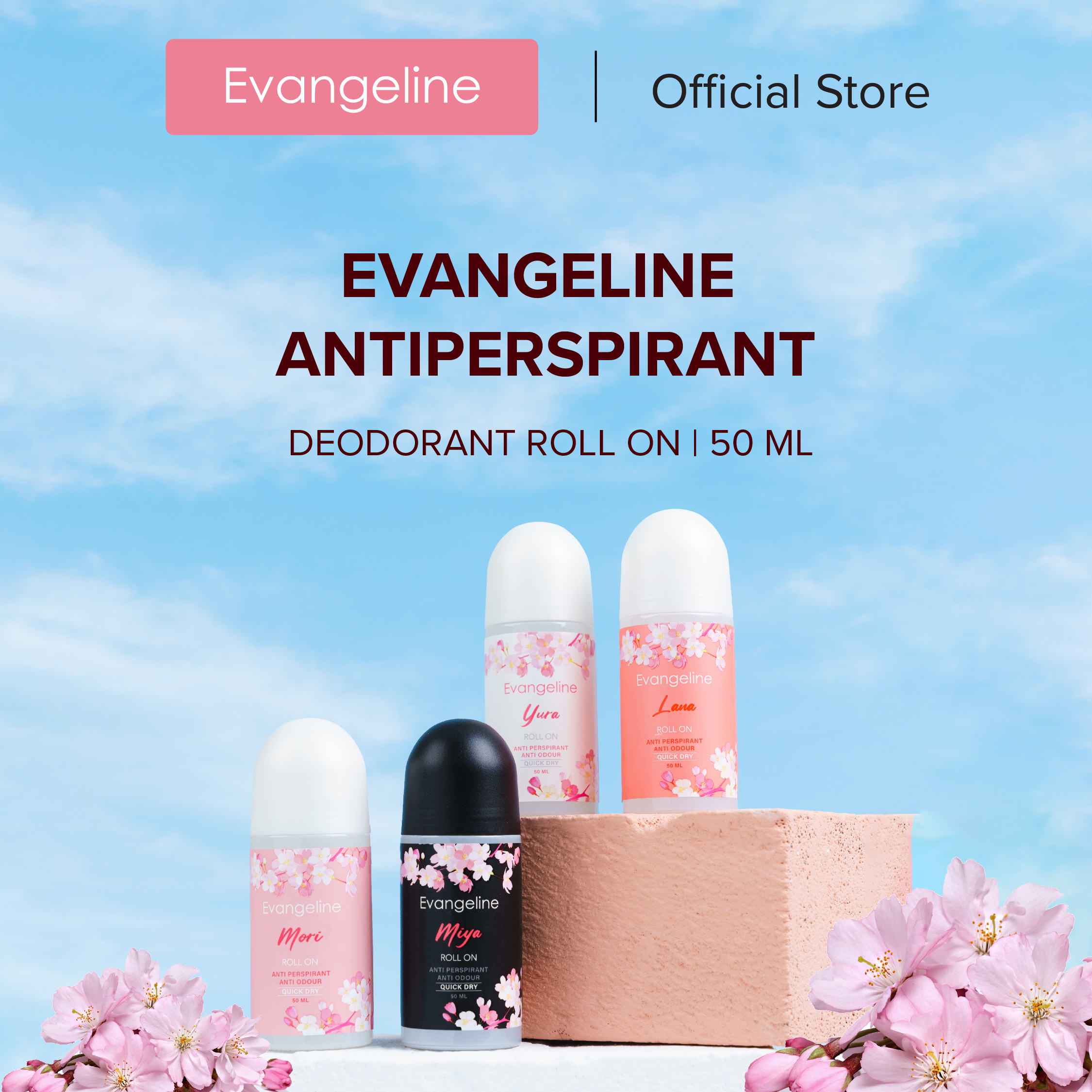 Evangeline Sakura Roll On 50ML
